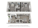 2 BD / 1.5 BA Option 1: Avery